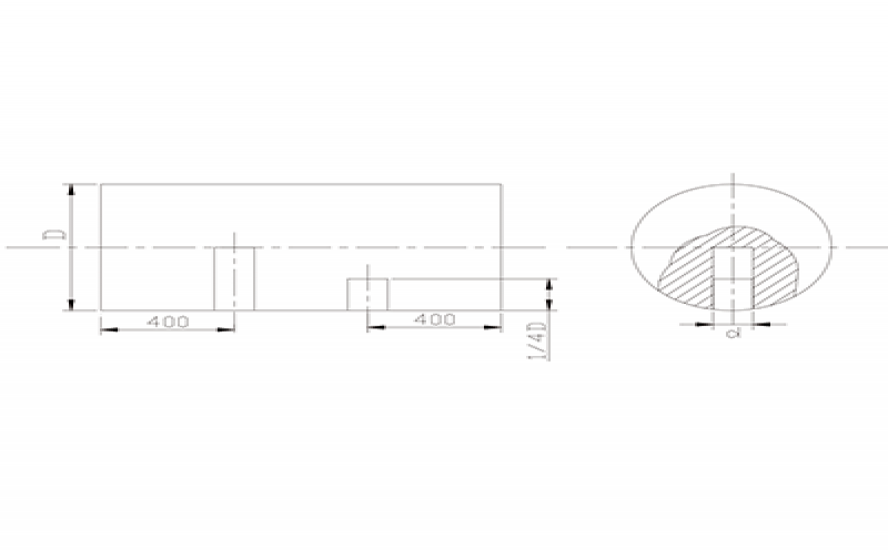 standard artificial defect test blocks for flat bottomed holes